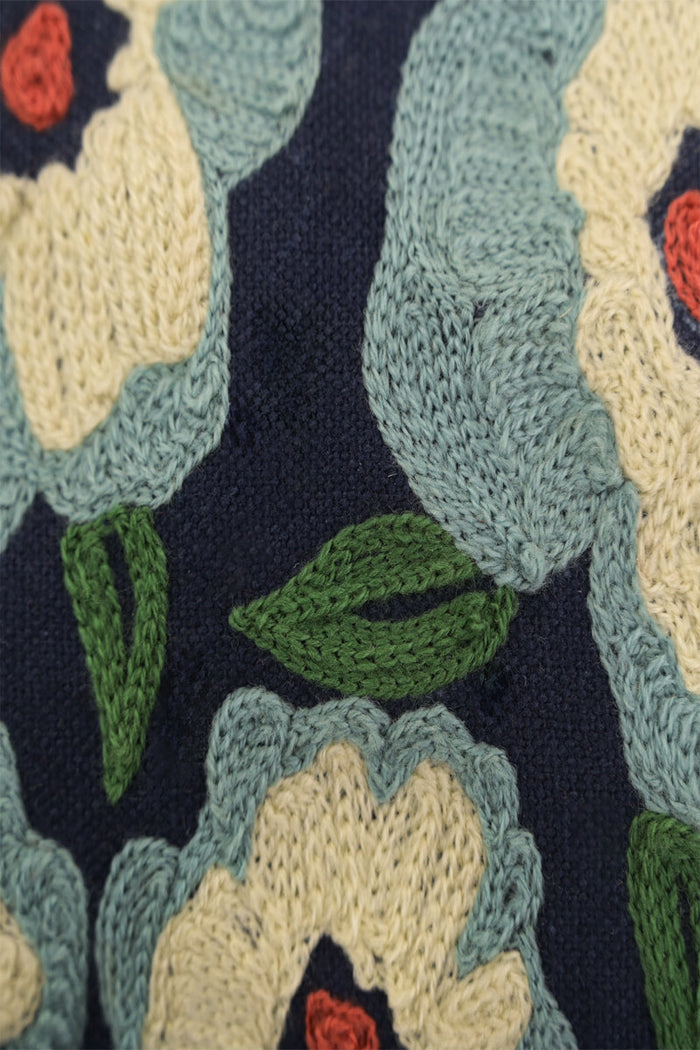 Indigo Blossom Handbag