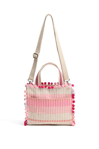 Whimsical Beige Mini Tote Bag