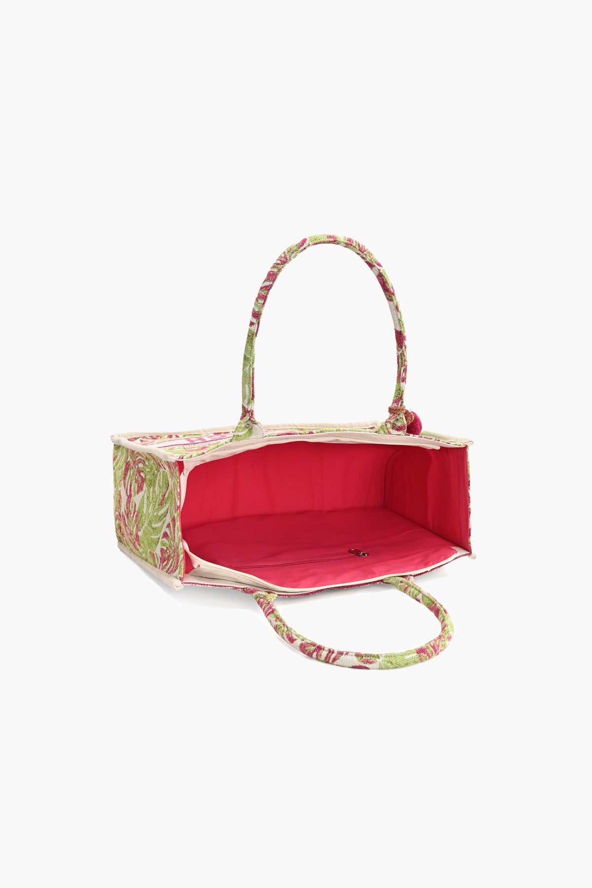 Palm Beach Tropical Jacquard Tote Bag for Women
