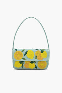 Turq Novelty Beaded Shoulder Bag