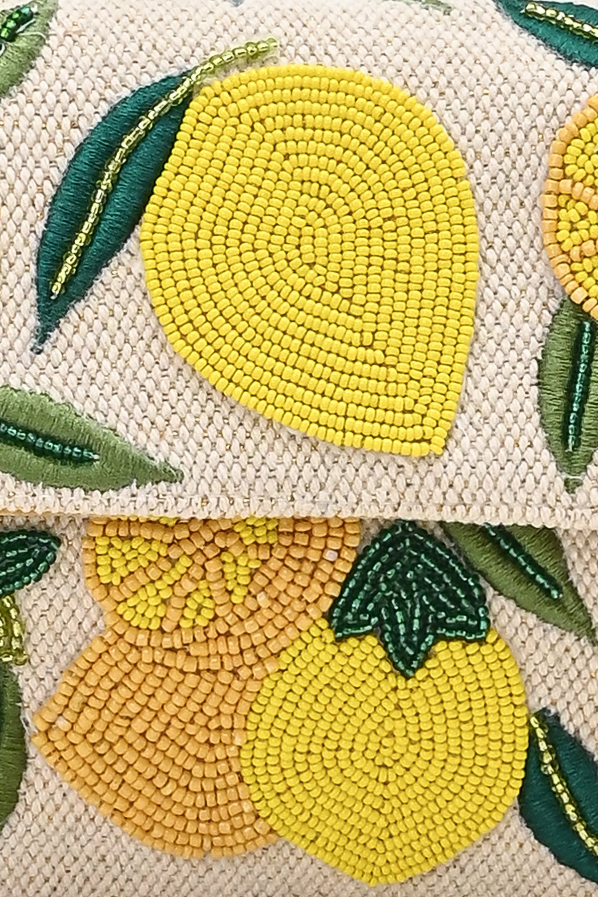Natural Novelty Beaded Shoulder Bag