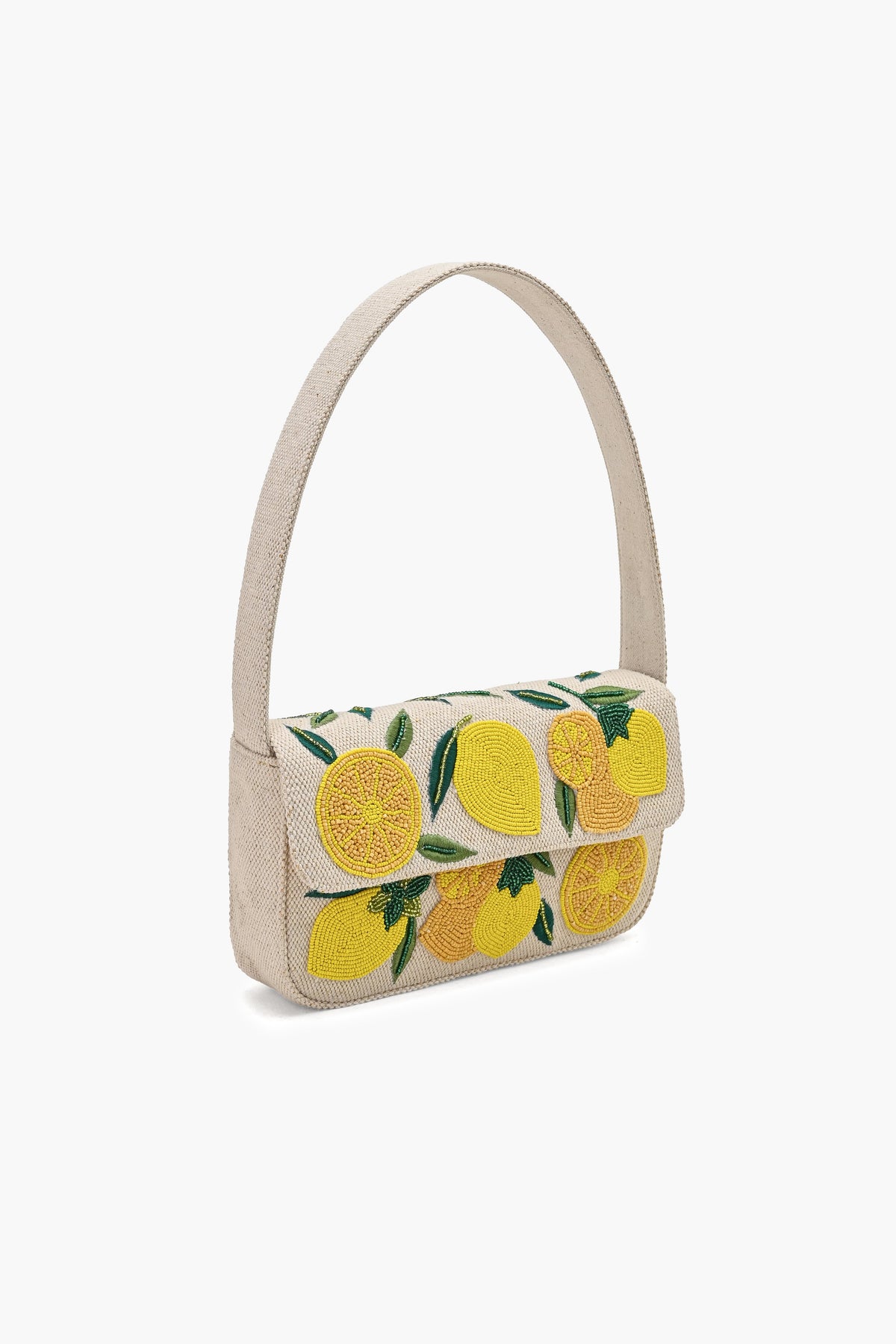 Natural Novelty Beaded Shoulder Bag