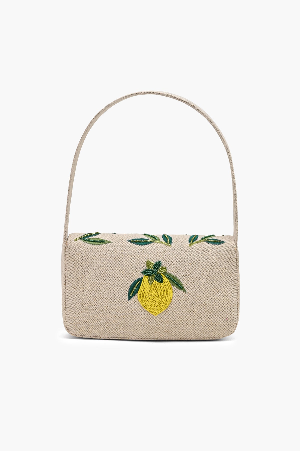 Natural Novelty Beaded Shoulder Bag