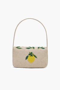 Natural Novelty Beaded Shoulder Bag
