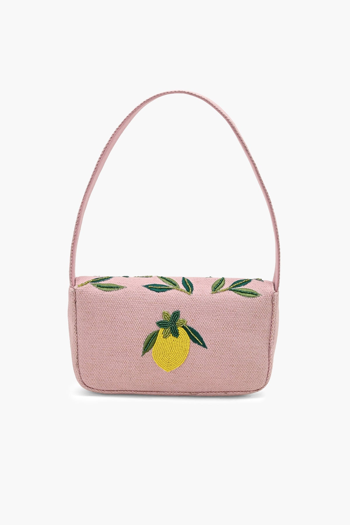 Pink Novelty Beaded Shoulder Bag