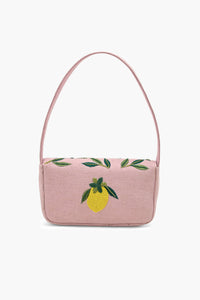 Pink Novelty Beaded Shoulder Bag