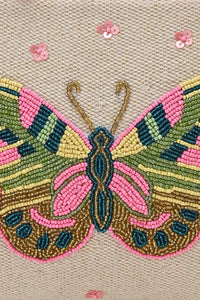 Fluttering Butterfly Handcrafted Mini Tote Bag