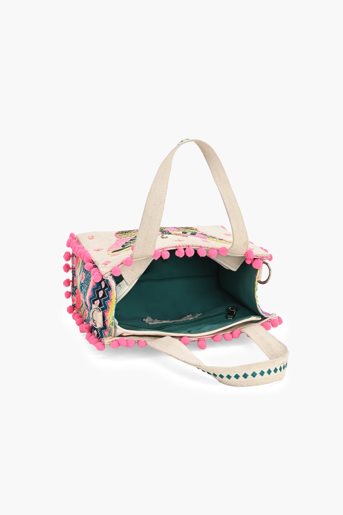 Fluttering Butterfly Handcrafted Mini Tote Bag
