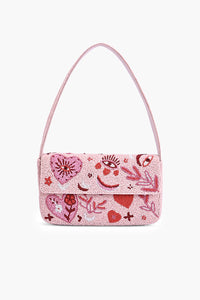 Celestial Evil Eye Beaded Shoulder Bag