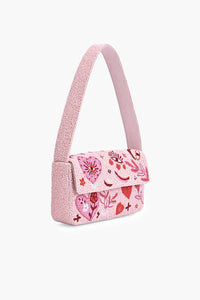Celestial Evil Eye Beaded Shoulder Bag