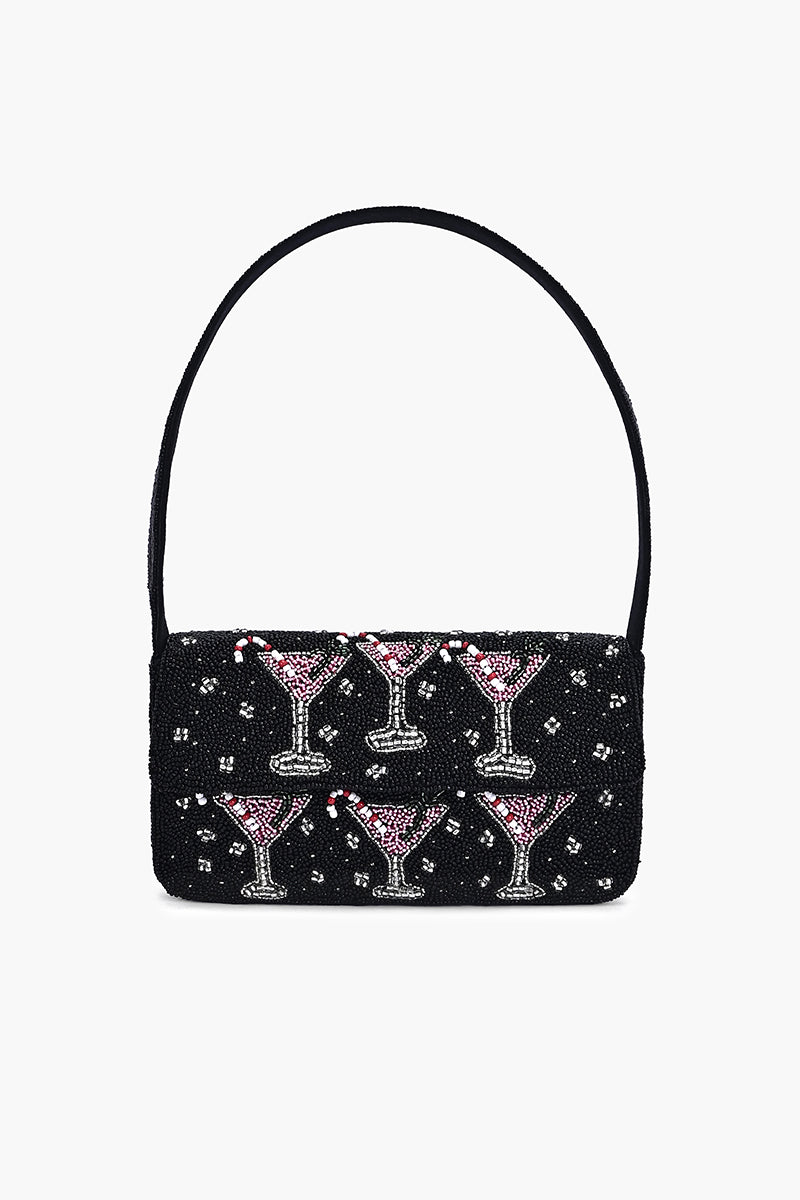 Merry Martini Beaded Shoulder Bag