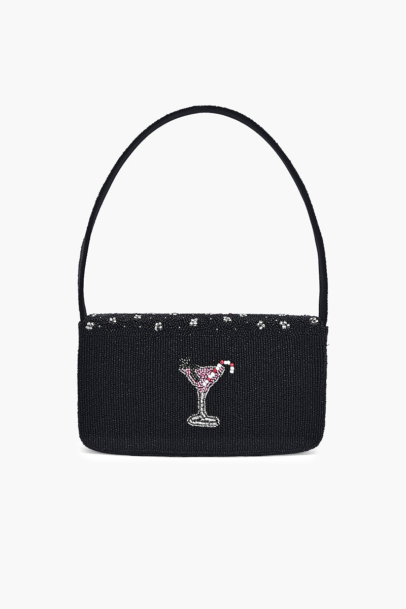 Merry Martini Beaded Shoulder Bag