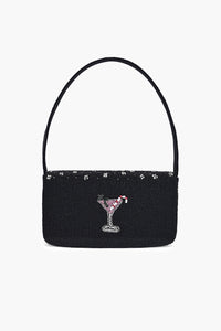 Merry Martini Beaded Shoulder Bag