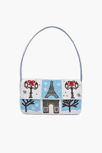 Spring Garden Beaded Shoulder Bag