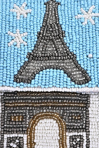 Spring Garden Beaded Shoulder Bag