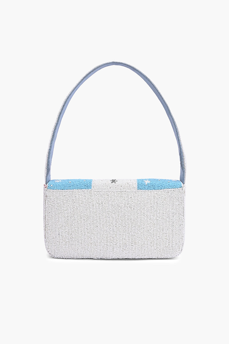 Spring Garden Beaded Shoulder Bag