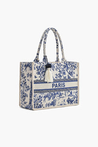 Paris Jacquard Tote