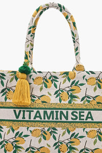 Vitamin Sea Jacquard Tote