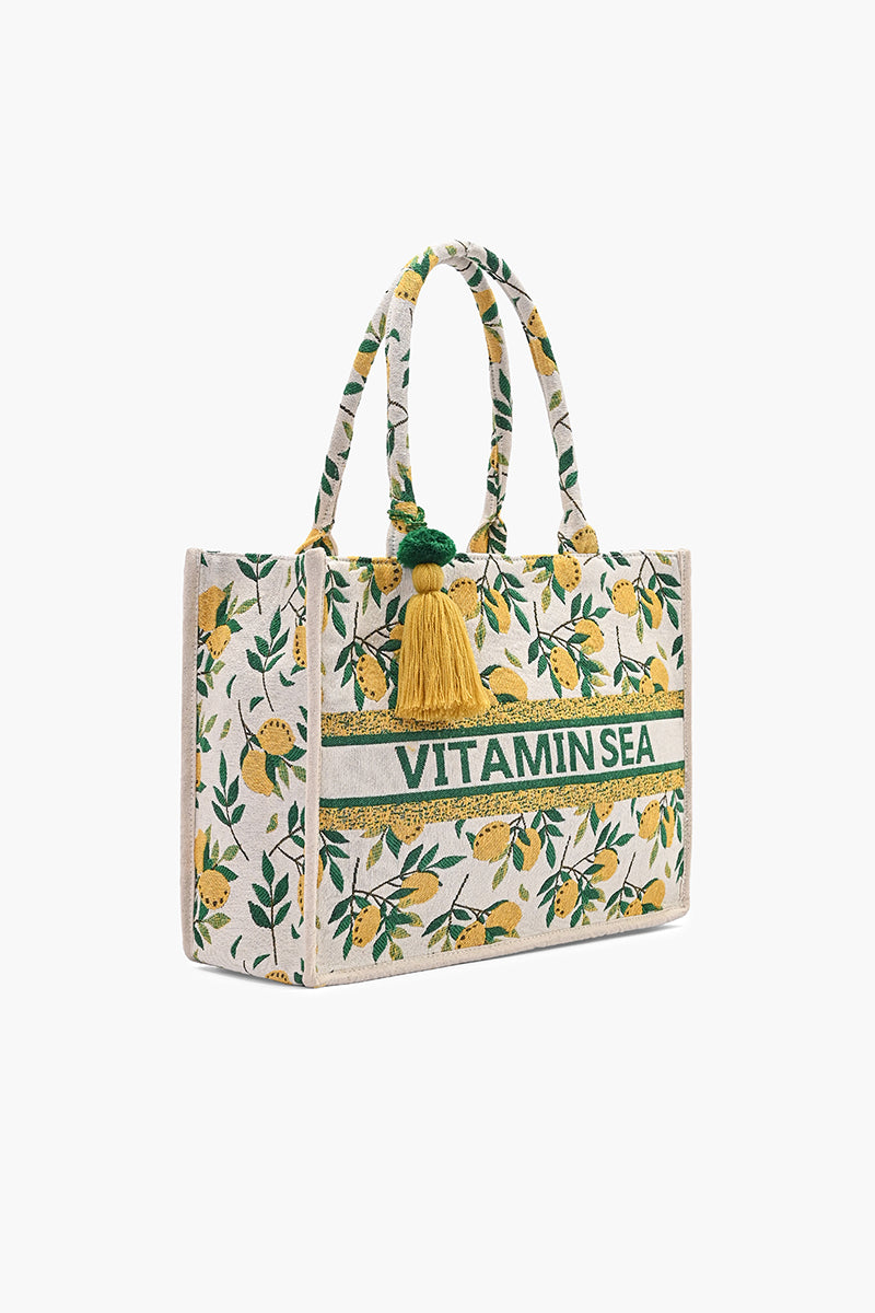 Vitamin Sea Jacquard Tote