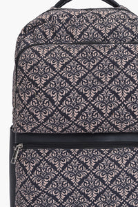 Midnight Damask Print Backpack