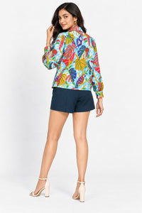 Tropical Toucan Print Cotton Button-Down Shirt – Pack of 6